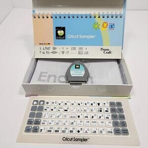 Cricut Shapes Cartridge Sampler 29-0299 Words Shapes Features Link Status Unk